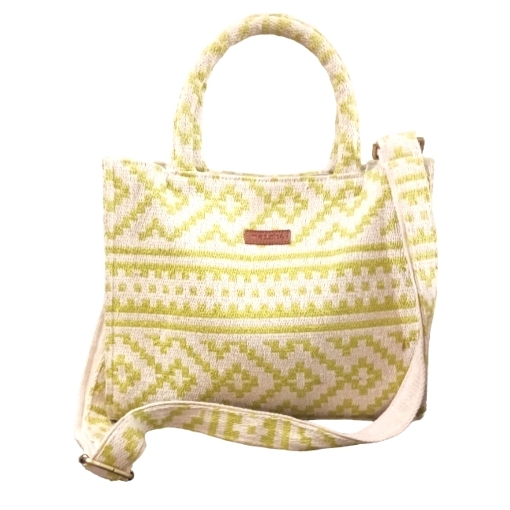 Maisha Lime Punch Carpet Bag Box Bag